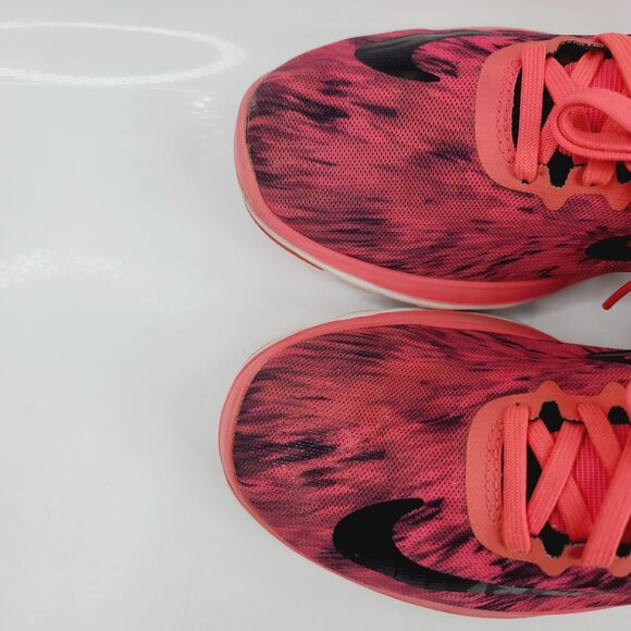 Nike Women's Racer Peach Pink Black White FS Lite Run 4 Athletic Sneakers Size 8 - Picture 3 of 7